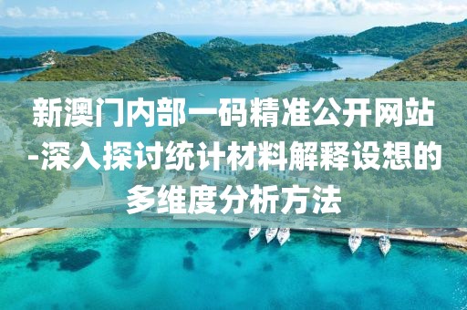 新澳门内部一码精准公开网站-深入探讨统计材料解释设想的多维度分析方法