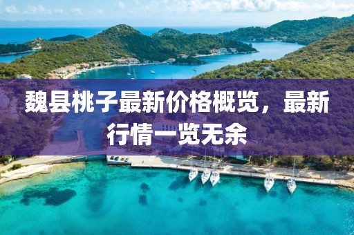 魏县桃子最新价格概览，最新行情一览无余