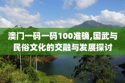 澳门一码一码100准确,国武与民俗文化的交融与发展探讨