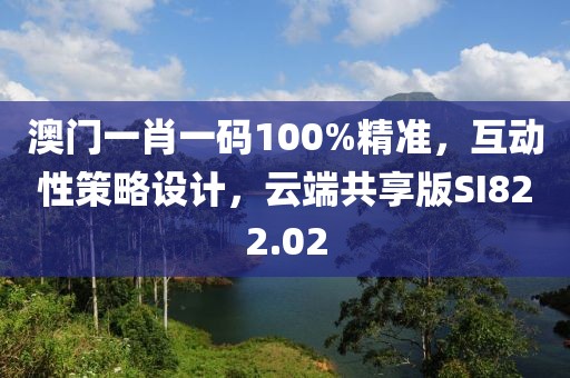 澳门一肖一码100%精准，互动性策略设计，云端共享版SI822.02