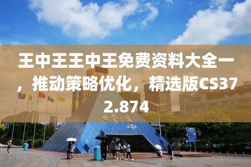 王中王王中王免费资料大全一，推动策略优化，精选版CS372.874