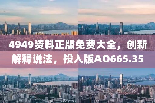 4949资料正版免费大全，创新解释说法，投入版AO665.35