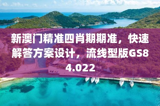 新澳门精准四肖期期准，快速解答方案设计，流线型版GS84.022