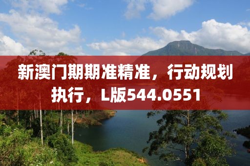 新澳门期期准精准，行动规划执行，L版544.0551