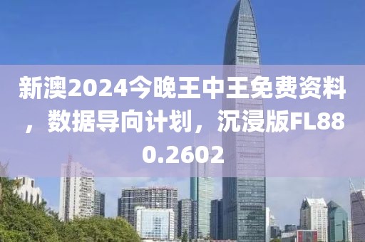 新澳2024今晚王中王免费资料，数据导向计划，沉浸版FL880.2602