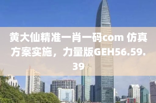 黄大仙精准一肖一码com 仿真方案实施，力量版GEH56.59.39