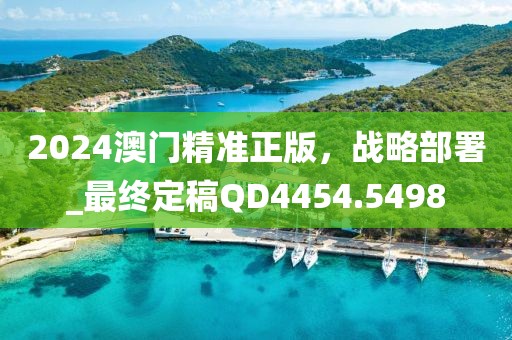 2024澳门精准正版，战略部署_最终定稿QD4454.5498