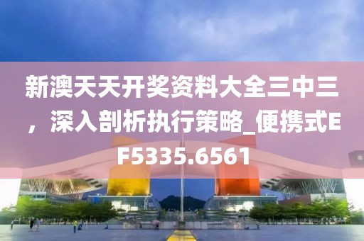 新澳天天开奖资料大全三中三，深入剖析执行策略_便携式EF5335.6561