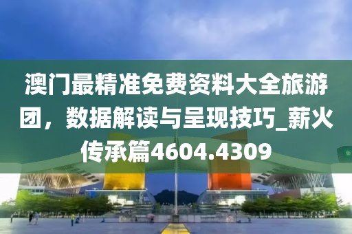 澳门最精准免费资料大全旅游团，数据解读与呈现技巧_薪火传承篇4604.4309
