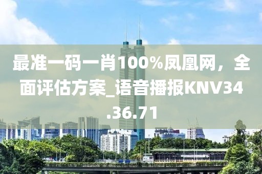 最准一码一肖100%凤凰网，全面评估方案_语音播报KNV34.36.71