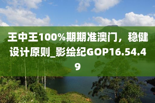 王中王100%期期准澳门，稳健设计原则_影绘纪GOP16.54.49