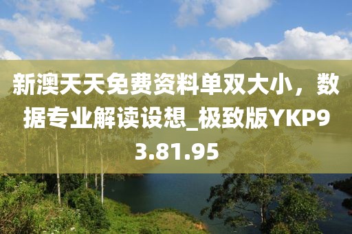 新澳天天免费资料单双大小，数据专业解读设想_极致版YKP93.81.95