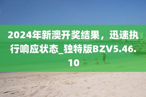2024年新澳开奖结果，迅速执行响应状态_独特版BZV5.46.10