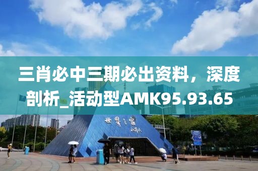 三肖必中三期必出资料，深度剖析_活动型AMK95.93.65