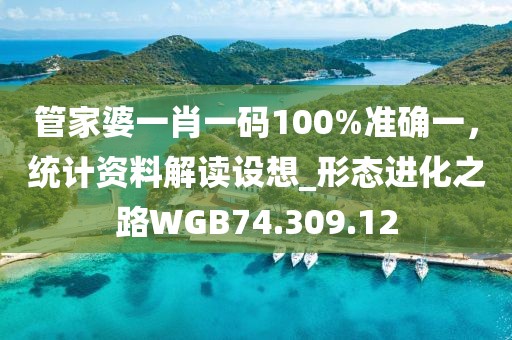 管家婆一肖一码100%准确一，统计资料解读设想_形态进化之路WGB74.309.12