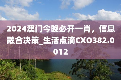 2024澳门今晚必开一肖，信息融合决策_生活点滴CXO382.0012