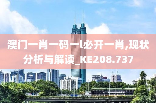 澳门一肖一码一l必开一肖,现状分析与解读_KE208.737