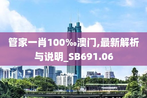 管家一肖100‰澳门,最新解析与说明_SB691.06