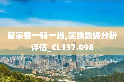 管家婆一码一肖,实践数据分析评估_CL137.098
