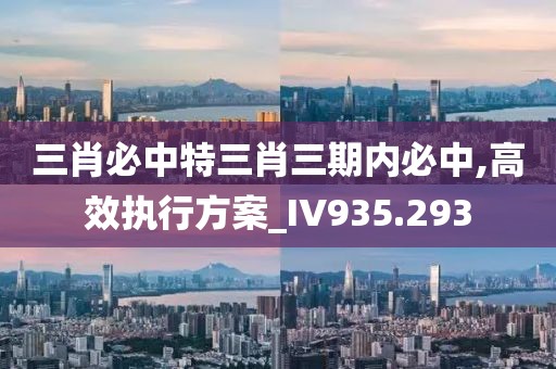 三肖必中特三肖三期内必中,高效执行方案_IV935.293