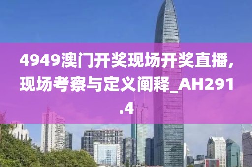 4949澳门开奖现场开奖直播,现场考察与定义阐释_AH291.4