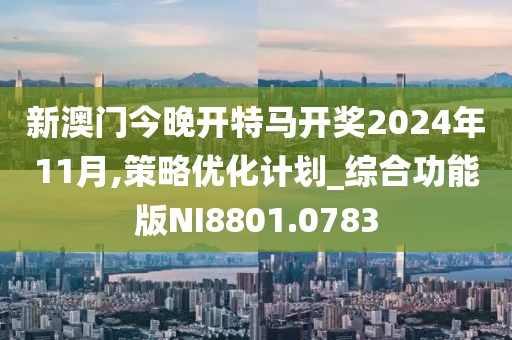 新澳门今晚开特马开奖2024年11月,策略优化计划_综合功能版NI8801.0783