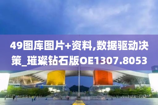 49图库图片+资料,数据驱动决策_璀璨钻石版OE1307.8053