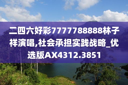 二四六好彩7777788888林子祥演唱,社会承担实践战略_优选版AX4312.3851