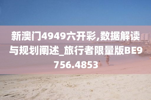 新澳门4949六开彩,数据解读与规划阐述_旅行者限量版BE9756.4853