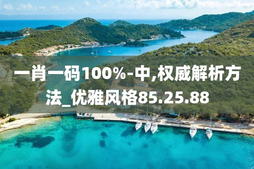 一肖一码100%-中,权威解析方法_优雅风格85.25.88
