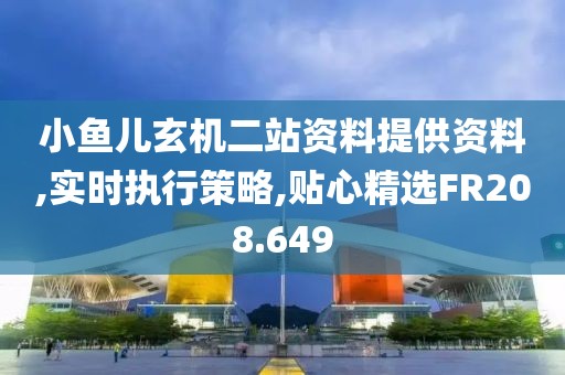 小鱼儿玄机二站资料提供资料,实时执行策略,贴心精选FR208.649
