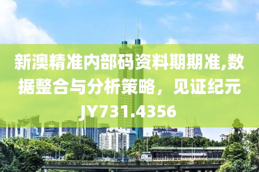 新澳精准内部码资料期期准,数据整合与分析策略，见证纪元JY731.4356