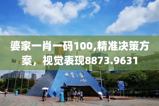 婆家一肖一码100,精准决策方案，视觉表现8873.9631