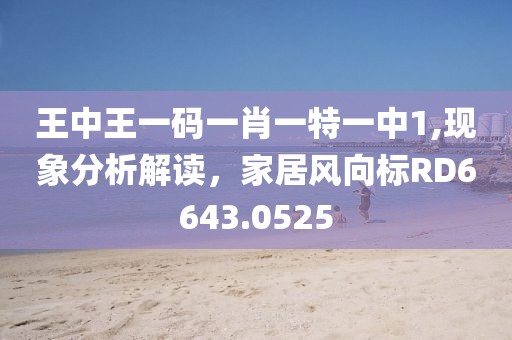 王中王一码一肖一特一中1,现象分析解读，家居风向标RD6643.0525