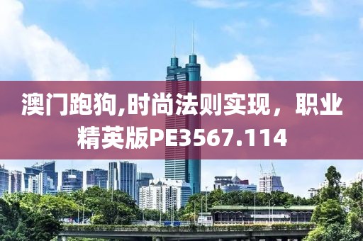 澳门跑狗,时尚法则实现，职业精英版PE3567.114