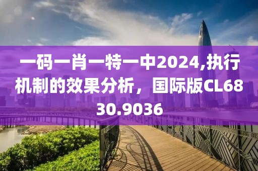 一码一肖一特一中2024,执行机制的效果分析，国际版CL6830.9036