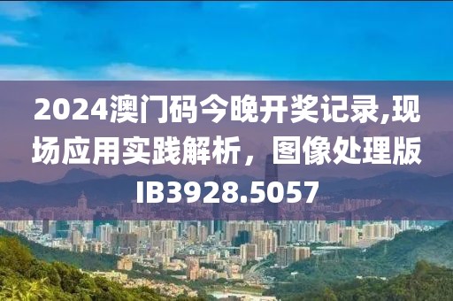 2024澳门码今晚开奖记录,现场应用实践解析，图像处理版IB3928.5057