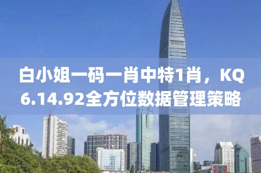 白小姐一码一肖中特1肖，KQ6.14.92全方位数据管理策略