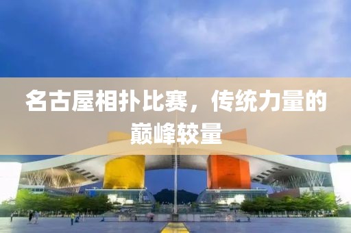 名古屋相扑比赛，传统力量的巅峰较量