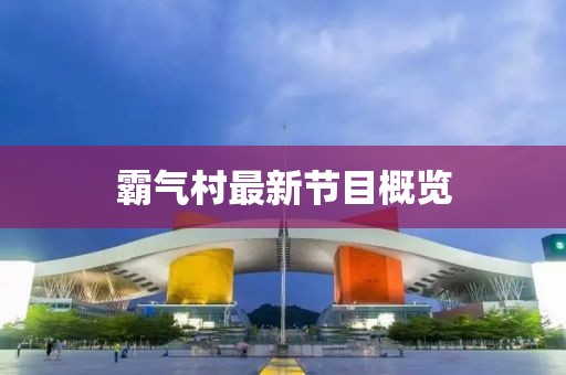 霸气村最新节目概览