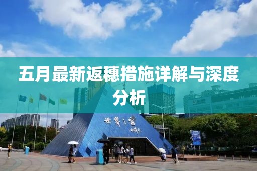 五月最新返穗措施详解与深度分析