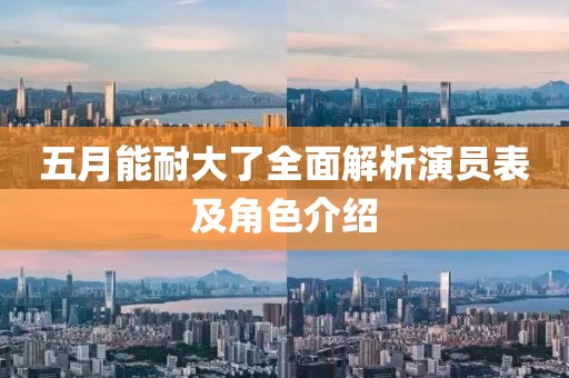 五月能耐大了全面解析演员表及角色介绍