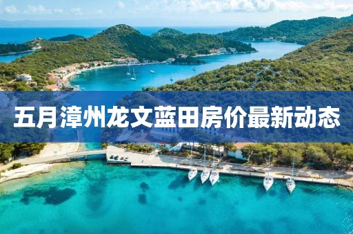 五月漳州龙文蓝田房价最新动态