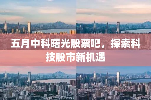 五月中科曙光股票吧，探索科技股市新机遇