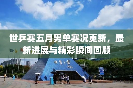 世乒赛五月男单赛况更新，最新进展与精彩瞬间回顾