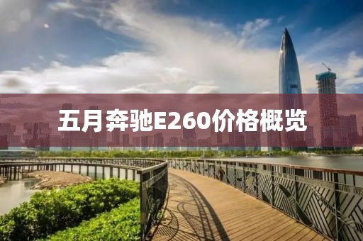 五月奔驰E260价格概览