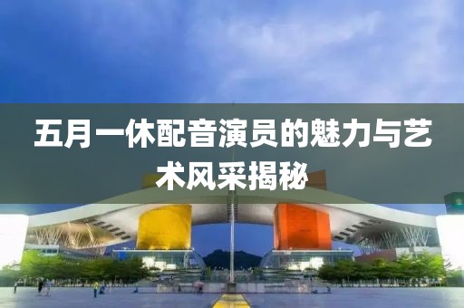 五月一休配音演员的魅力与艺术风采揭秘