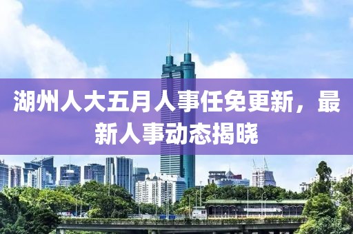 湖州人大五月人事任免更新，最新人事动态揭晓