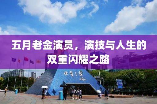 五月老金演员，演技与人生的双重闪耀之路